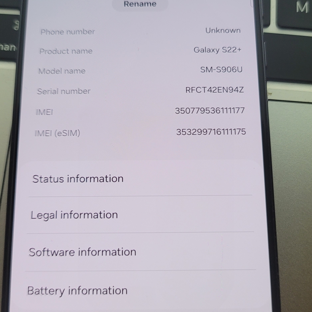 Samsung Galaxy S22+ Smartphone T-mobile Metro Pca